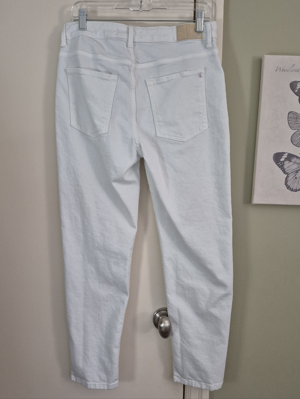 NWOT Cup Of Joe COJ Victoria Boyfriend White Jeans, 28 - Picture 2 of 6